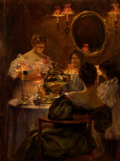 Russian Tea by Irving Ramsay Wiles